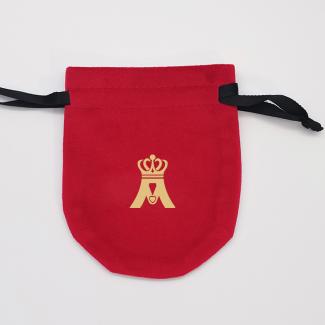 Flocking Fabric Bag Drawstring Bags - Reusable Gift Bags, Custom Logo Fabric Pouches for Packaging, Travel, Jewelry Storage 