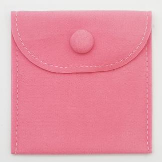  Flocked Fabric Snap Button Pouch Vertical Envelope Pouch Flocked Fabric Envelope Pouch Snap Button Storage Bag