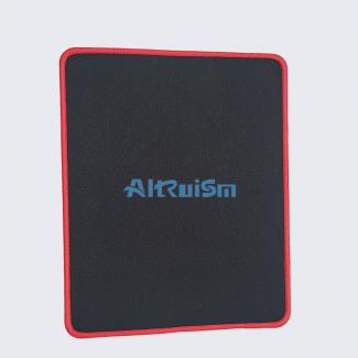 Extended Gaming Mouse Pad – Non-Slip Rubber Base, Smooth Cloth Surface, Red Stitched Edges, Waterproof Mouse Mat for Office & Gaming