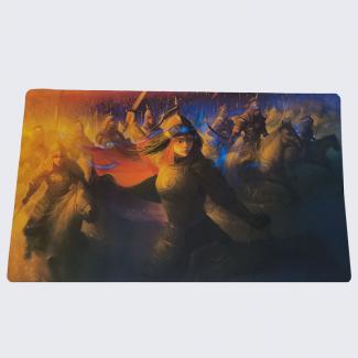 Epic Warrior Gaming Mouse Pad – Large Roll-up Desk Mat for PC & Laptop & Game